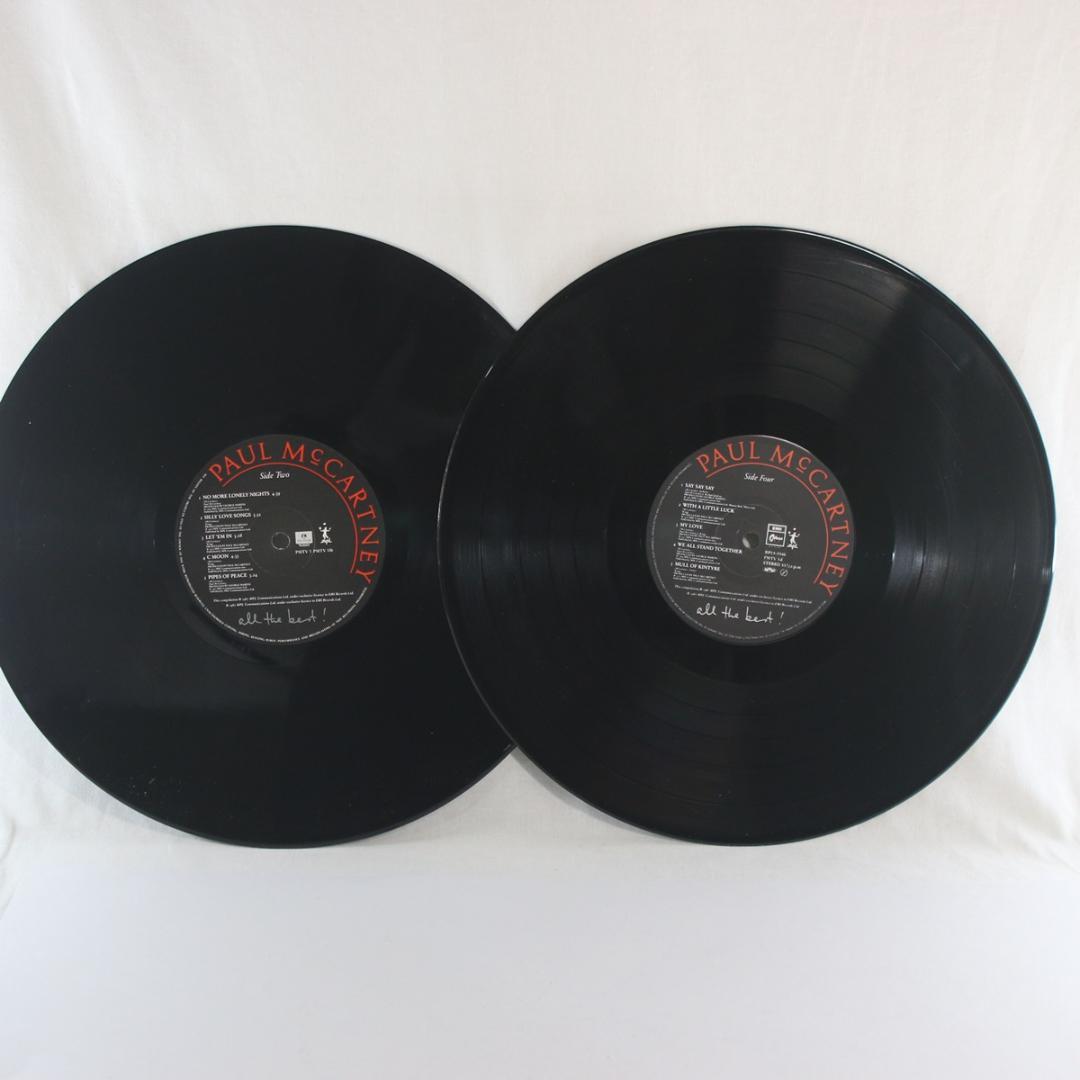 日本盤LP Paul McCartney All the best ステレオ