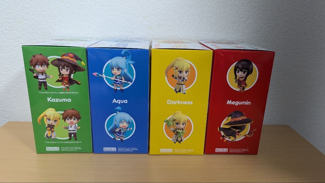 ねんどろいど　この素晴らしい世界に祝福を　4点