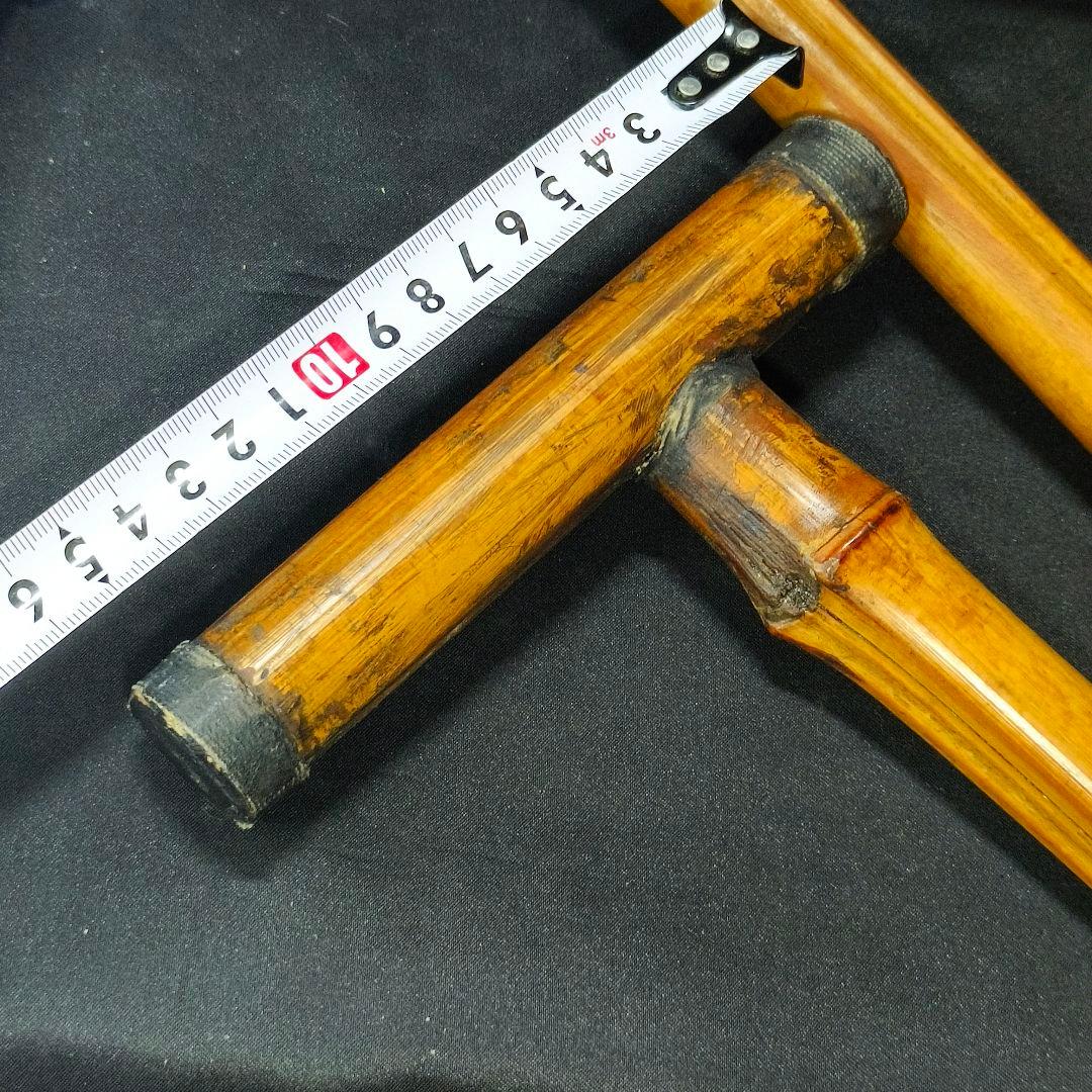 本格仕込み杖 江戸武具 骨董 極上鋼刃 袋付 時代物 古美術 蒐集家放出美品武具