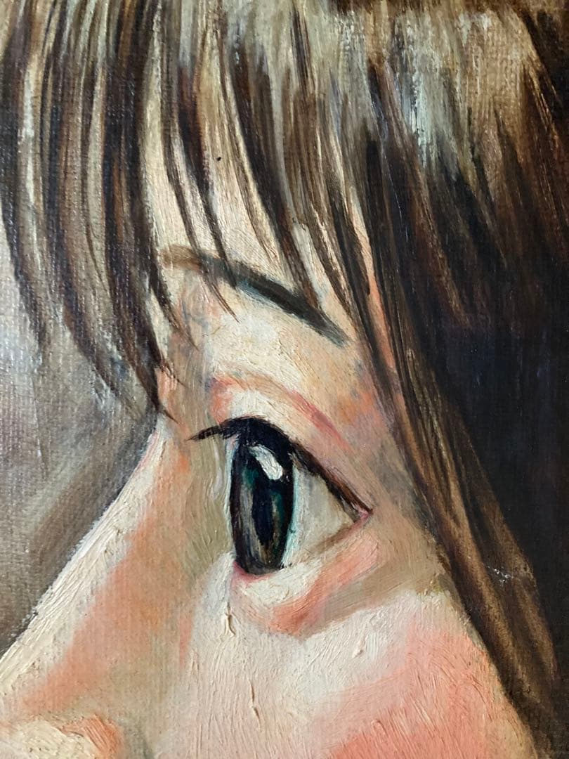 F10号油彩画　微風