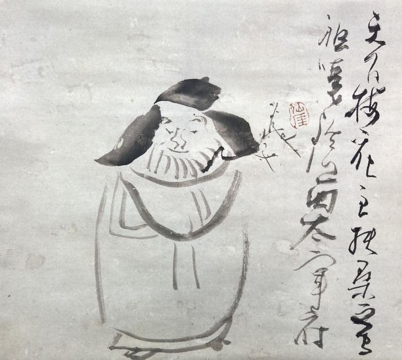 仙厓義梵 ◆工芸◆ 掛軸 紙本