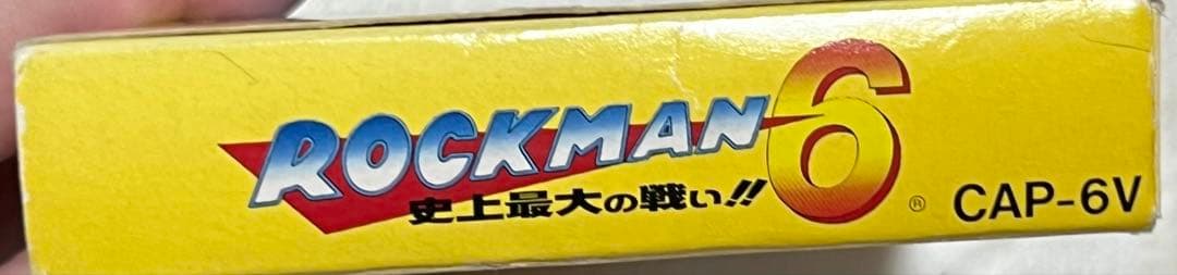 ROCKMAN 6 史上最大の戦い!! ソフトなし　ハガキ付き