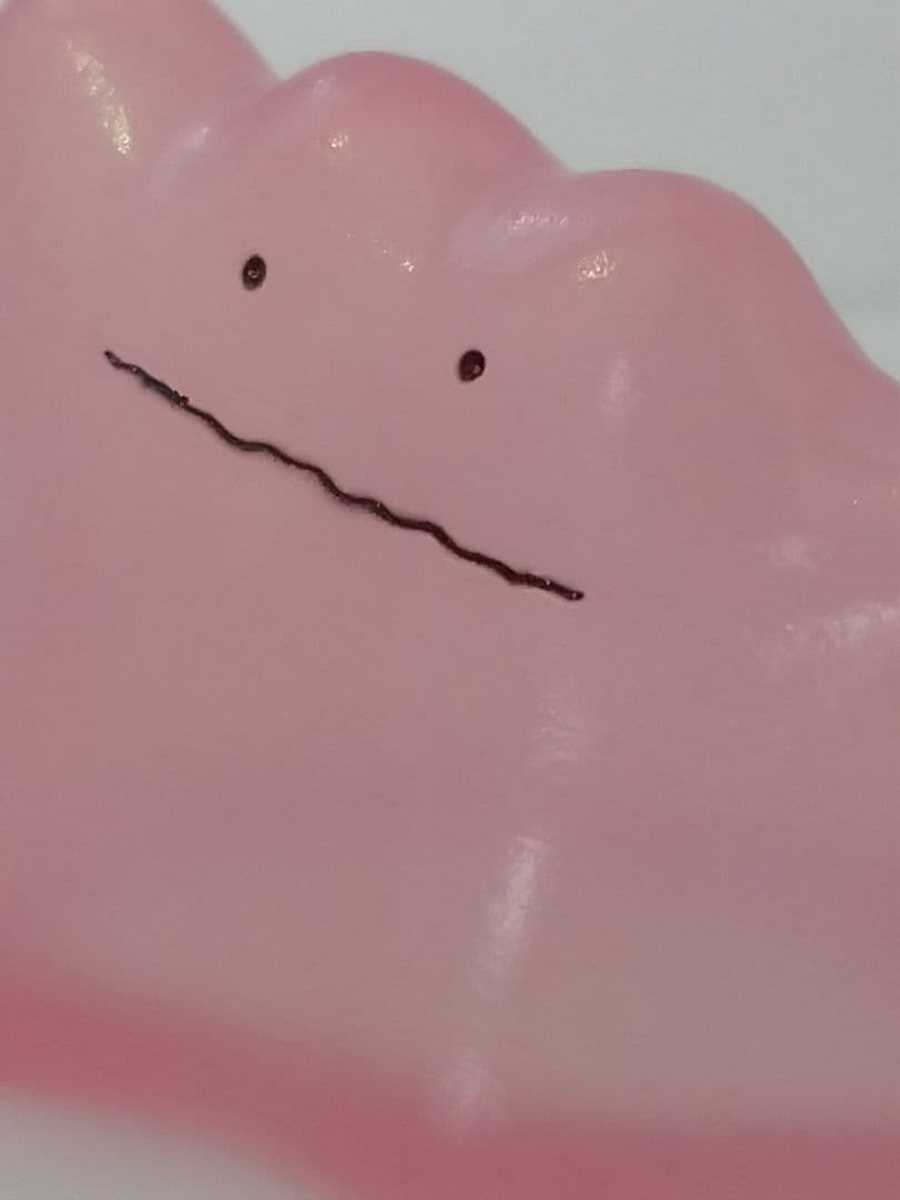 o139.【未使用品】メタモン　クリア　ポケモン キッズ　指人形　　希少　レア