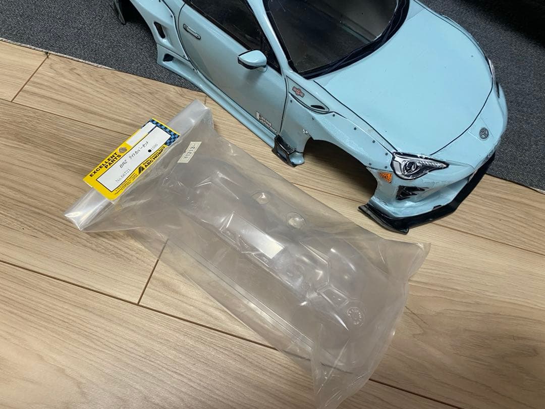 ラジコンタミヤ86ボディ アディクションワイドボディキットインナーライトカバー付
