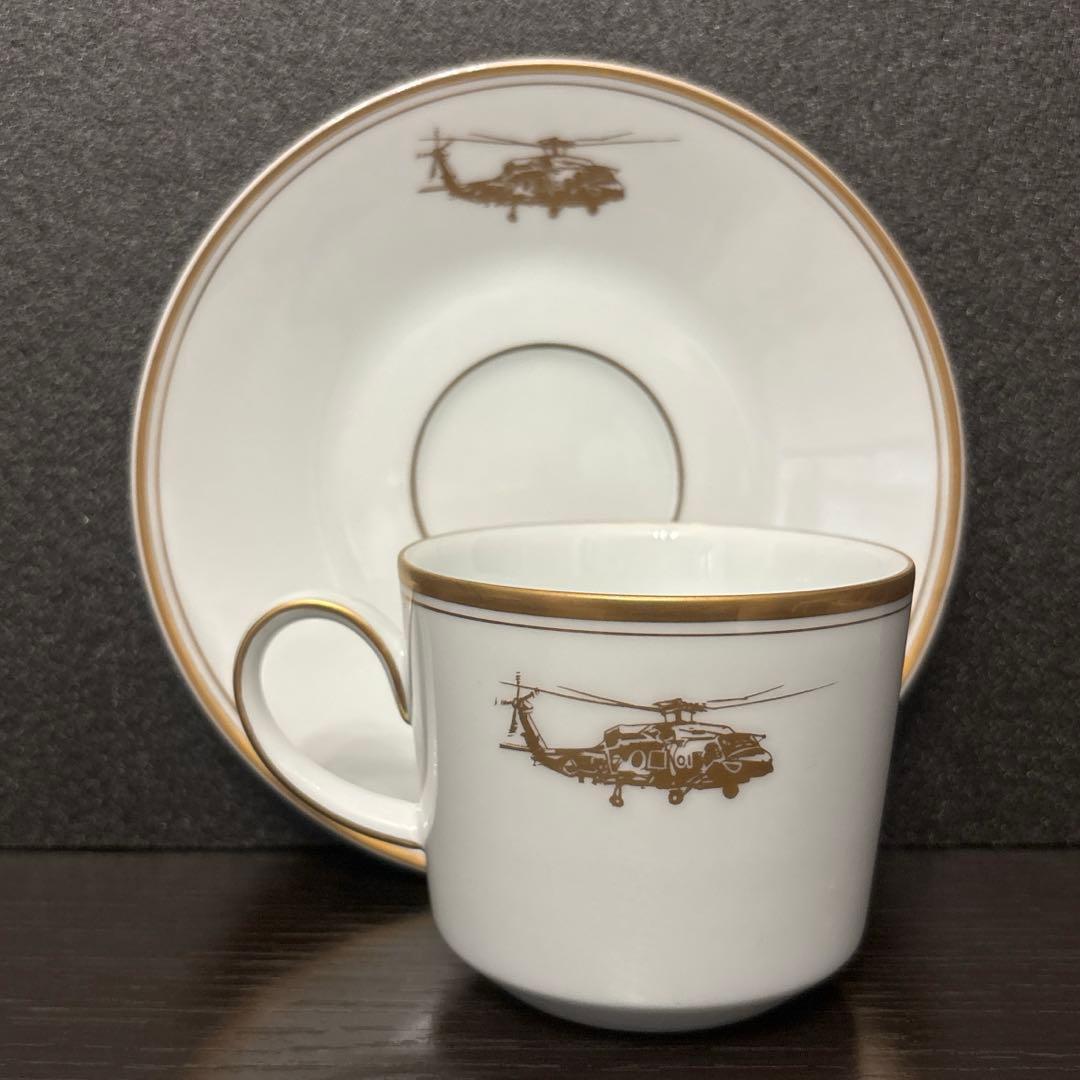 【極美品•極レア】深川製磁 海上自衛隊 大村航空基地 記念カップ＆ソーサー