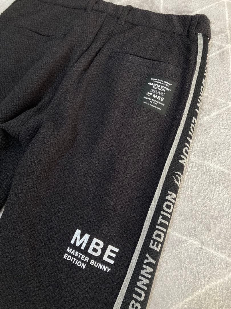 新品 パーリーゲイツ マスターバニー エコロジスタヘリンボンパンツ(4)サイズＭ