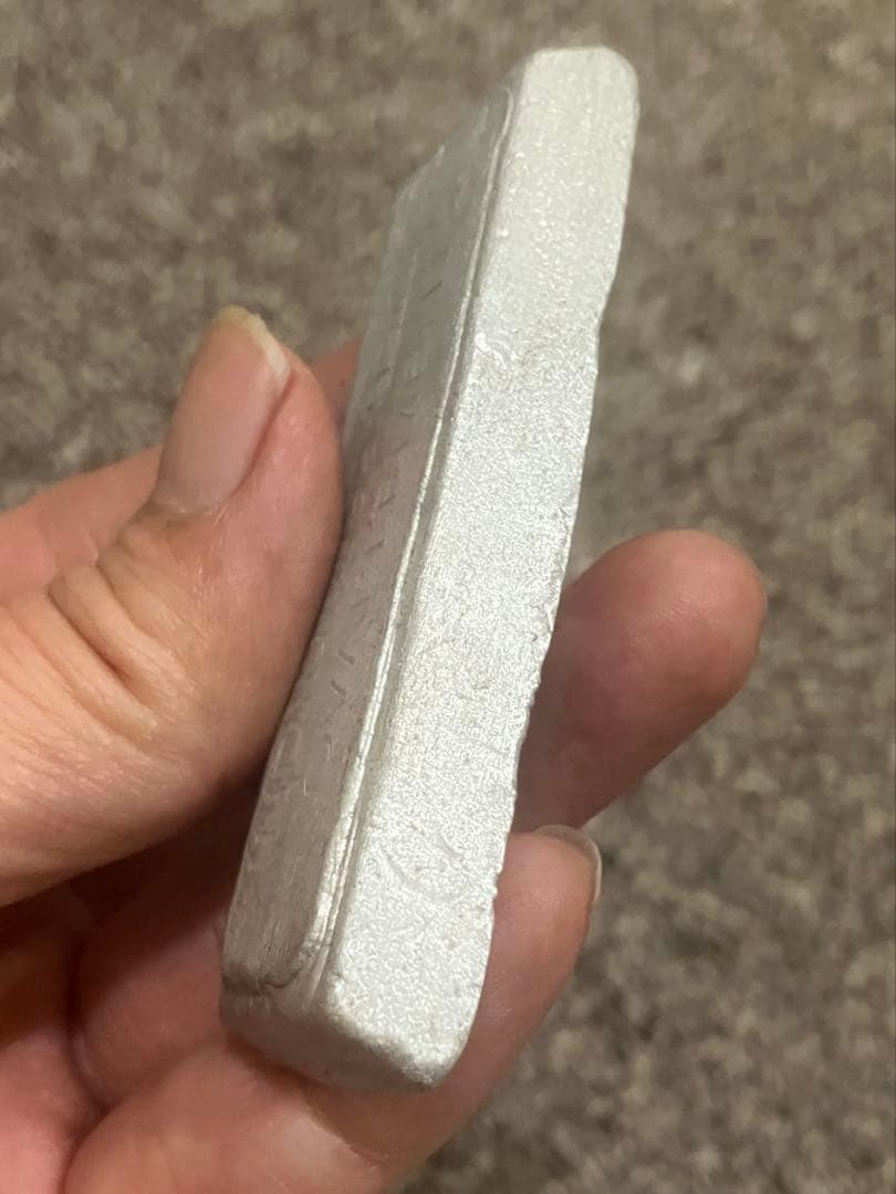 希少　インジウム　インゴット100g レアメタル　元素標本　indium