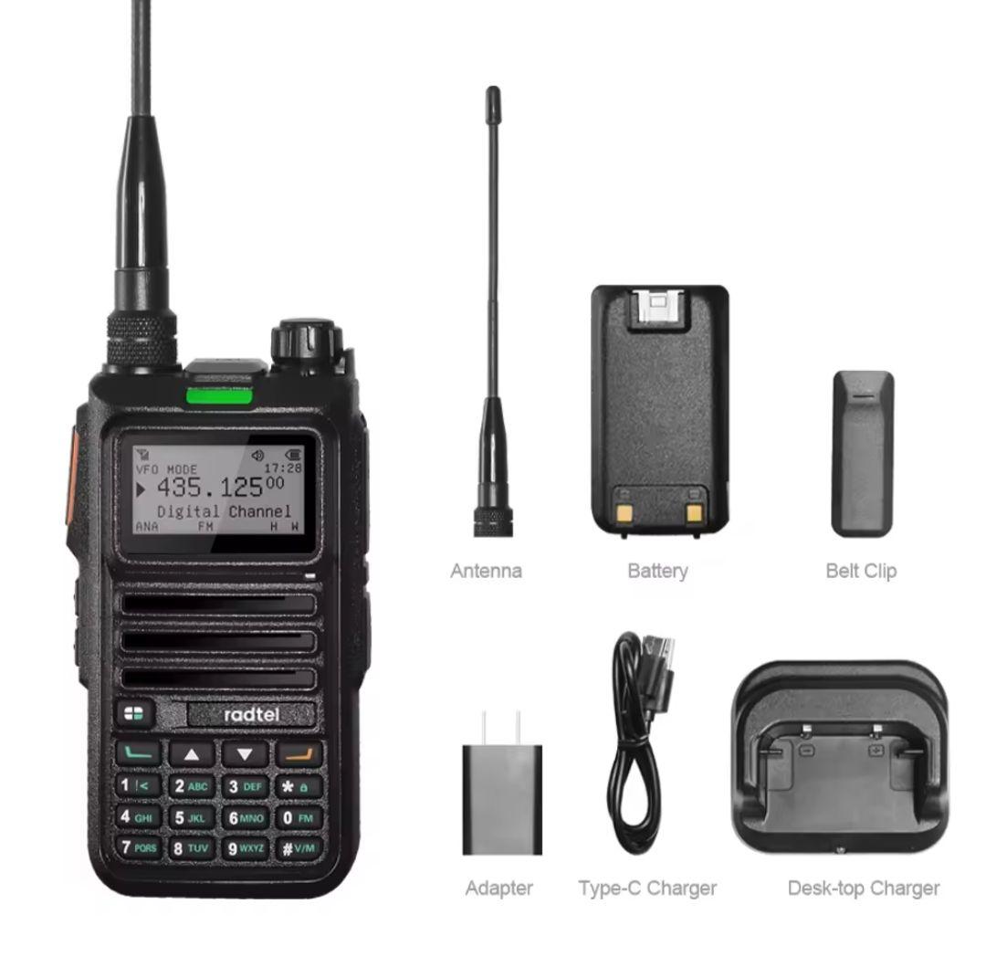 Radtel RT-4D JU 430MHz DMR/FM広帯域受☆JARD保可