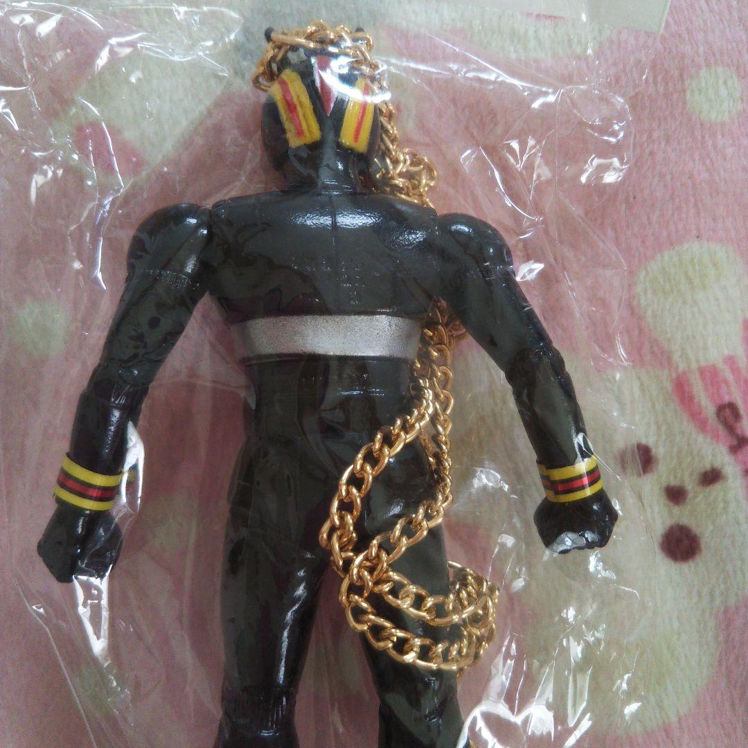 美品仮面ライダーblackブラックソフビ人形ネックレスペンダントサブカル系雑貨