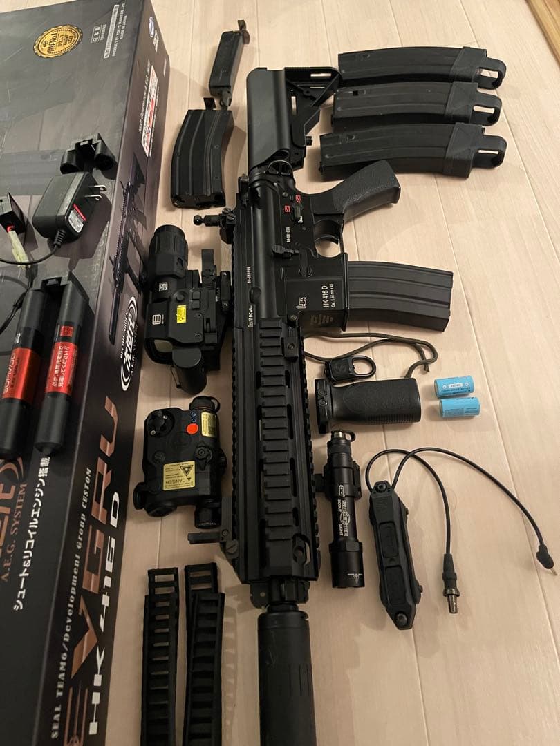 東京マルイHK416 DEVGRU次世代電動ガン＆豪華カスタムフルセット,即戦力