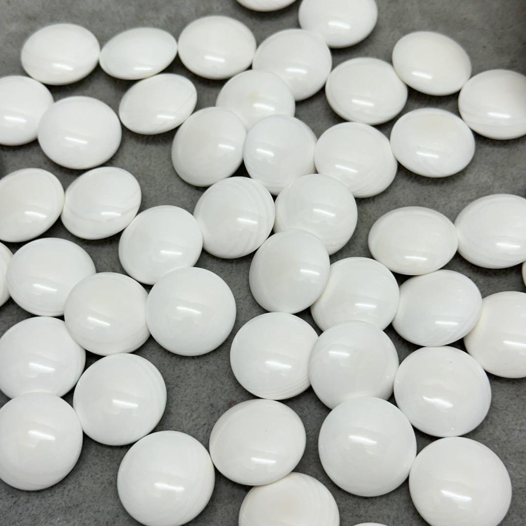 未使用 日向特製 本蛤碁石 33号 美栄 木製碁笥