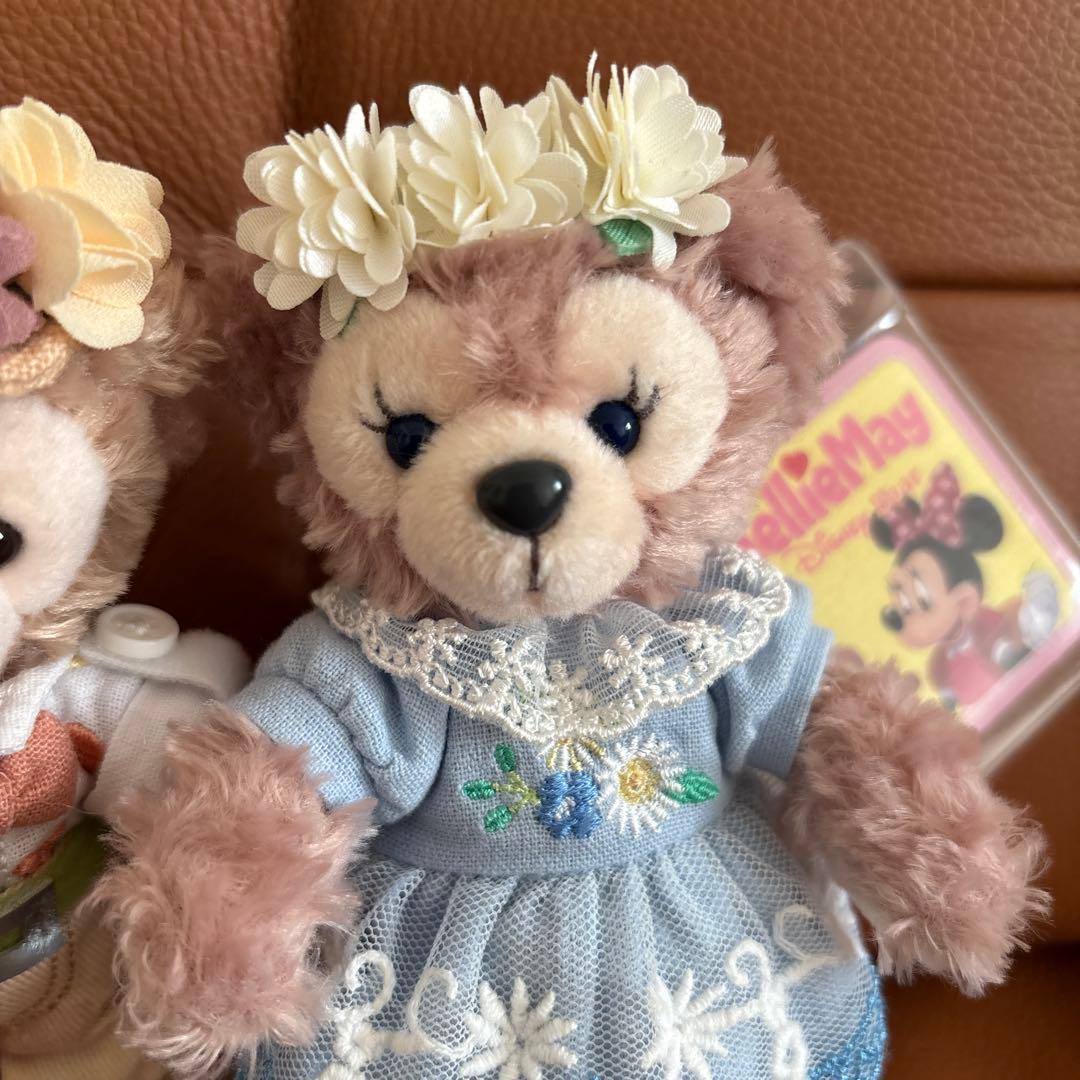 ダッフィー シェリーメイぬいぐるみバッジ スプリングインブルーム お顔厳選