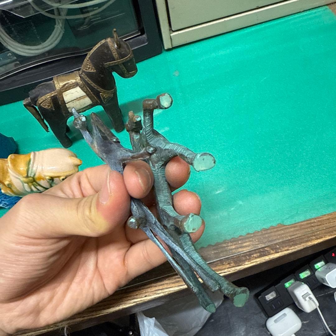 馬のオブジェ ヴィンテージ インテリア 木製　炻器　銅製　まとめ売り