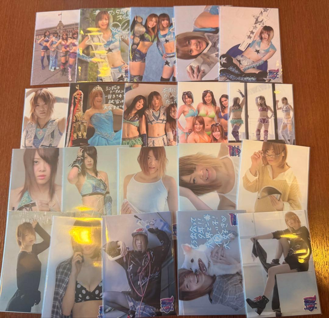 全108種　女子プロレス　マリーゴールド　岩谷麻優　トレーディングカード　コンプ