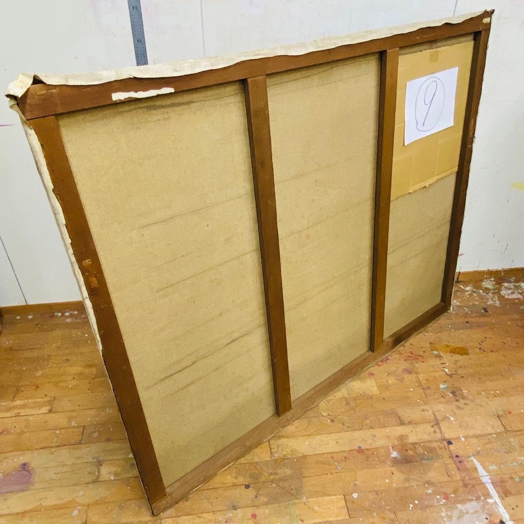 絵画用 木枠 キャンバス枠 F100号 杉材 Kメーカー不明 良品 送料込み ⑨