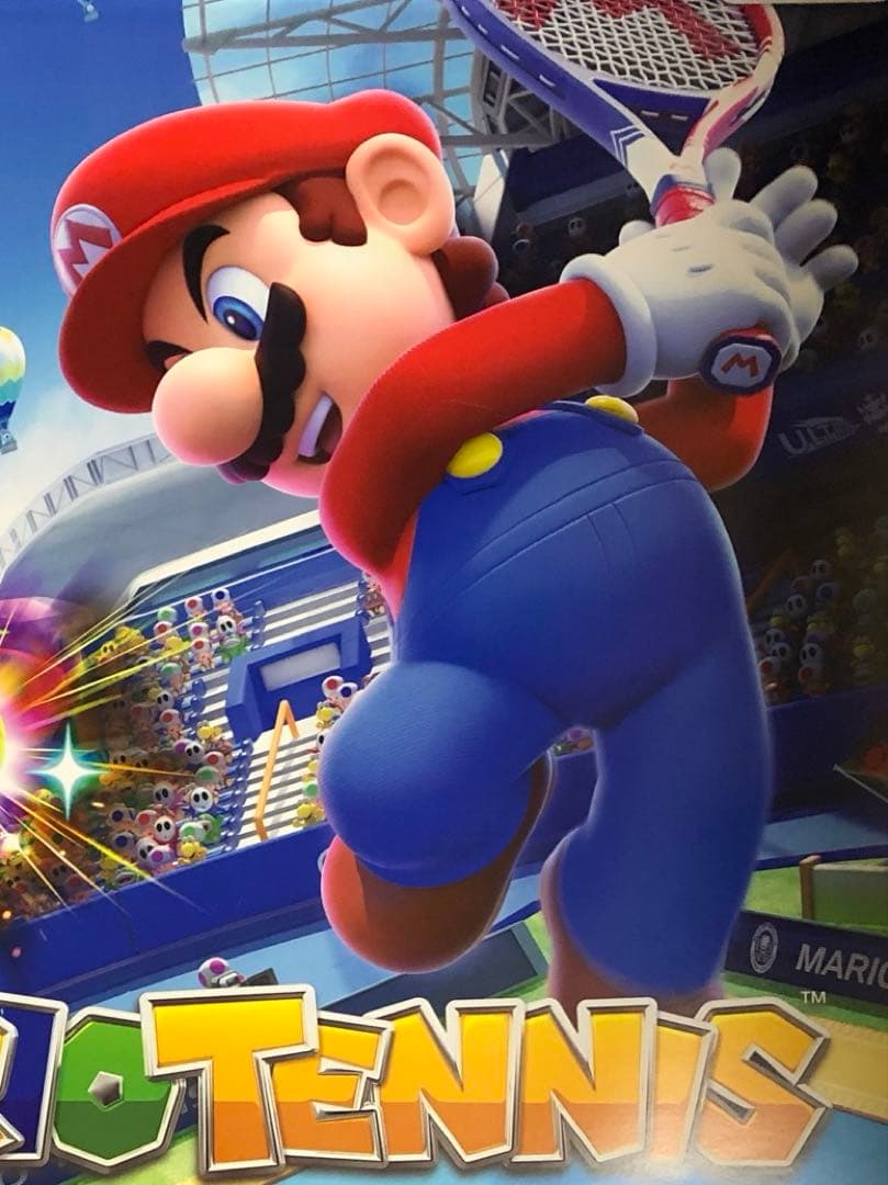 【非売品】マリオテニス ウルトラスマッシュ 任天堂 B2 サイズ ポスター