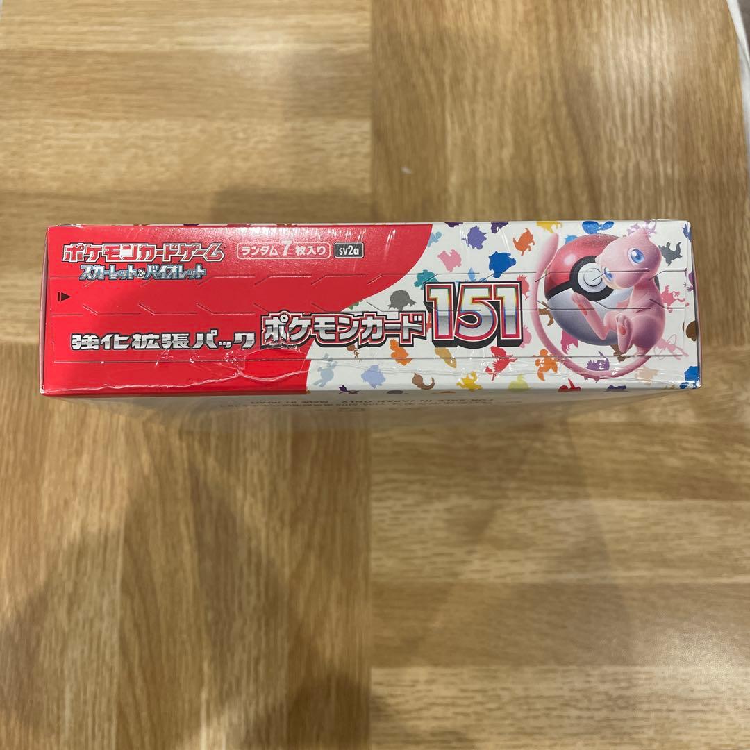 ポケモンカード 151 BOX シュリンク付き　※シュリンク一部破れ