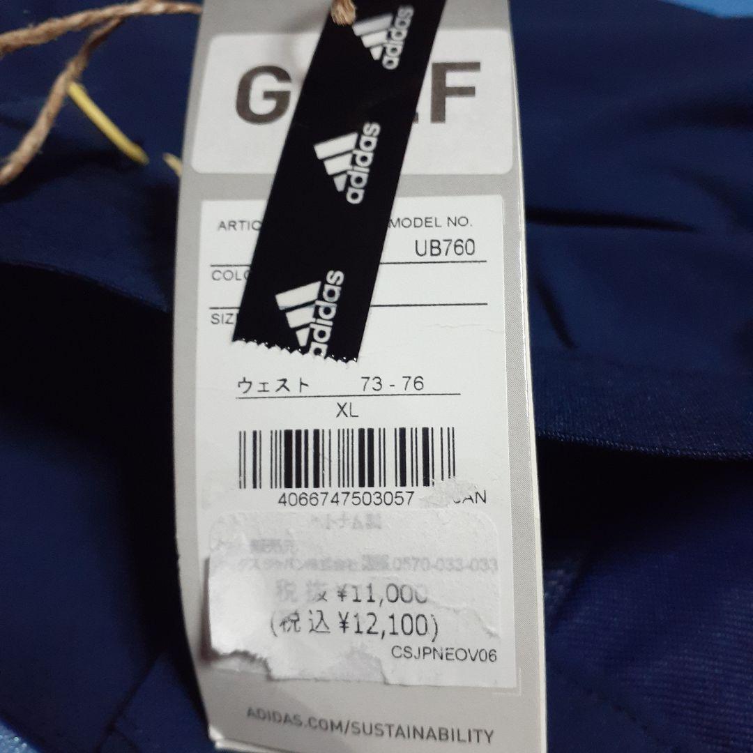 adidasゴルフ　紺色　XL 新品