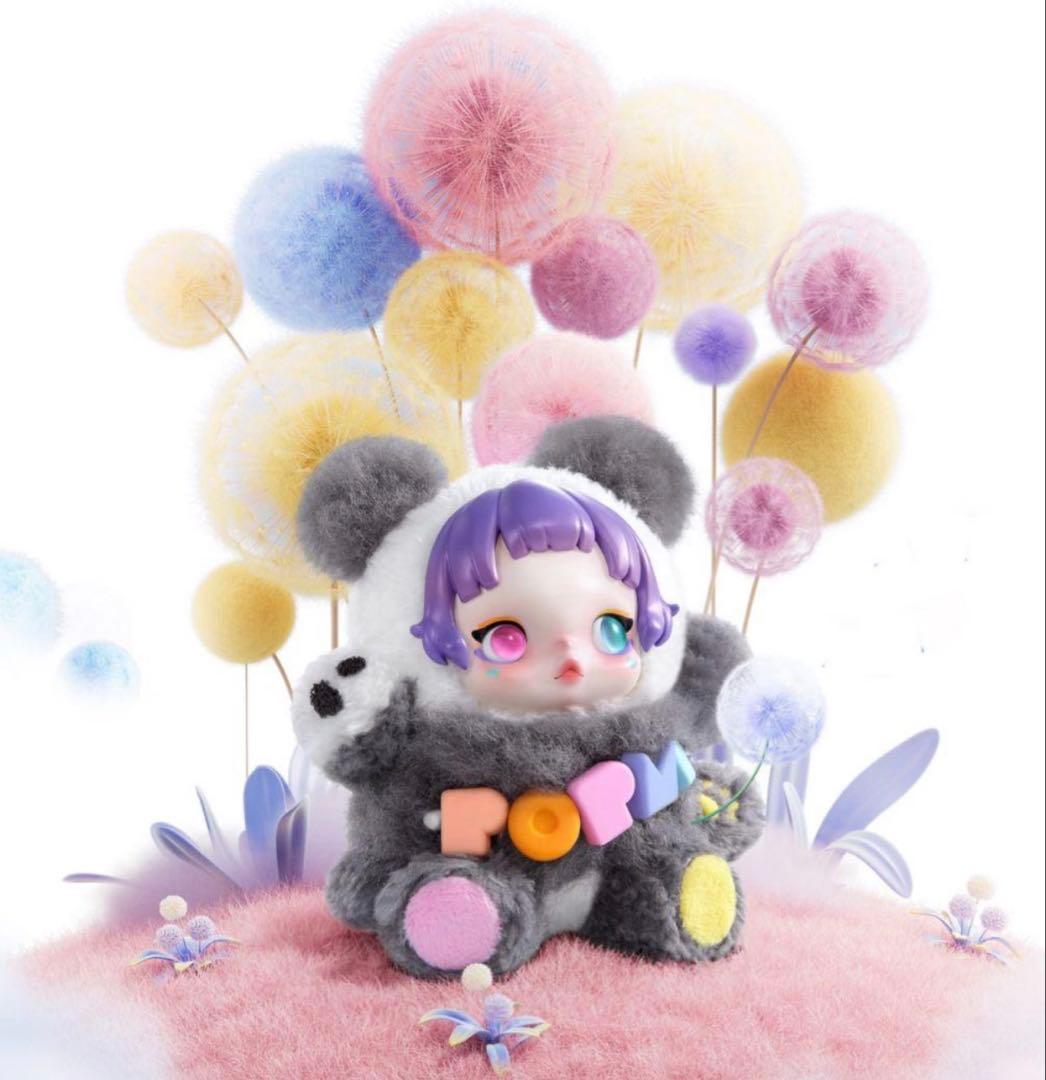 ＊*＊様 ポップマート15周年記念 従業員限定スカルパンダ　ぬいぐるみ　マグネッ