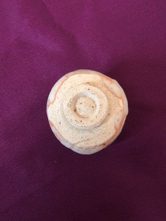 茶道具トルコ青晴茶碗桃山窯　林英二☆共箱書付☆
