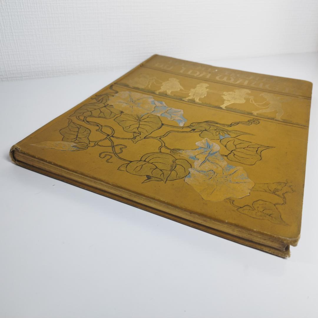 1890年 ヴィクトリアン絵本 洋書 ジャンクジャーナル アンティー f818