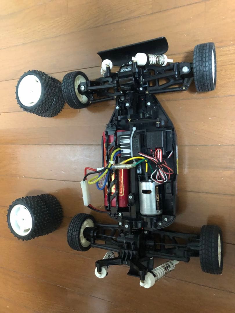 タイムセール田宮￼4WDDF-02 ライジングストーム予備タイヤ付￼2.4G一式