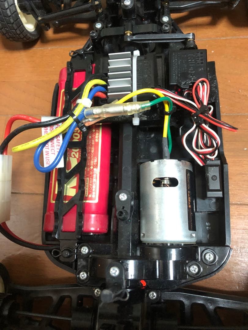 タイムセール田宮￼4WDDF-02 ライジングストーム予備タイヤ付￼2.4G一式