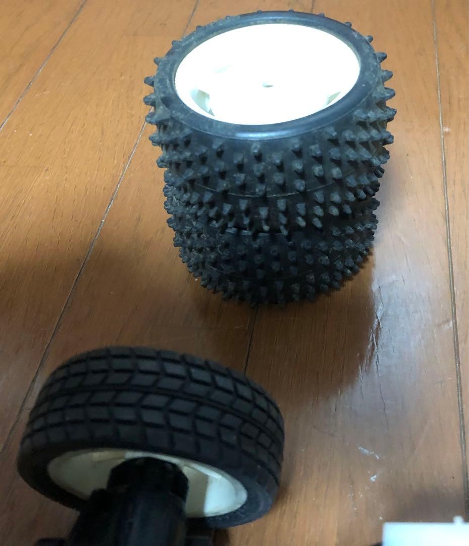 タイムセール田宮￼4WDDF-02 ライジングストーム予備タイヤ付￼2.4G一式