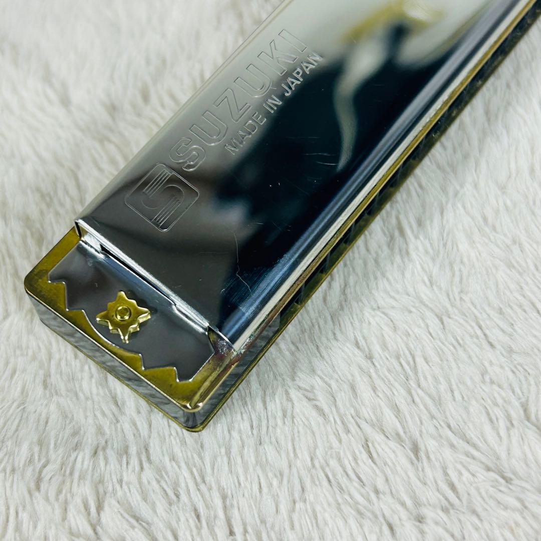【美品】SUZUKI(SUA-23) 複音ハーモニカ【Am.C.A.C#調】