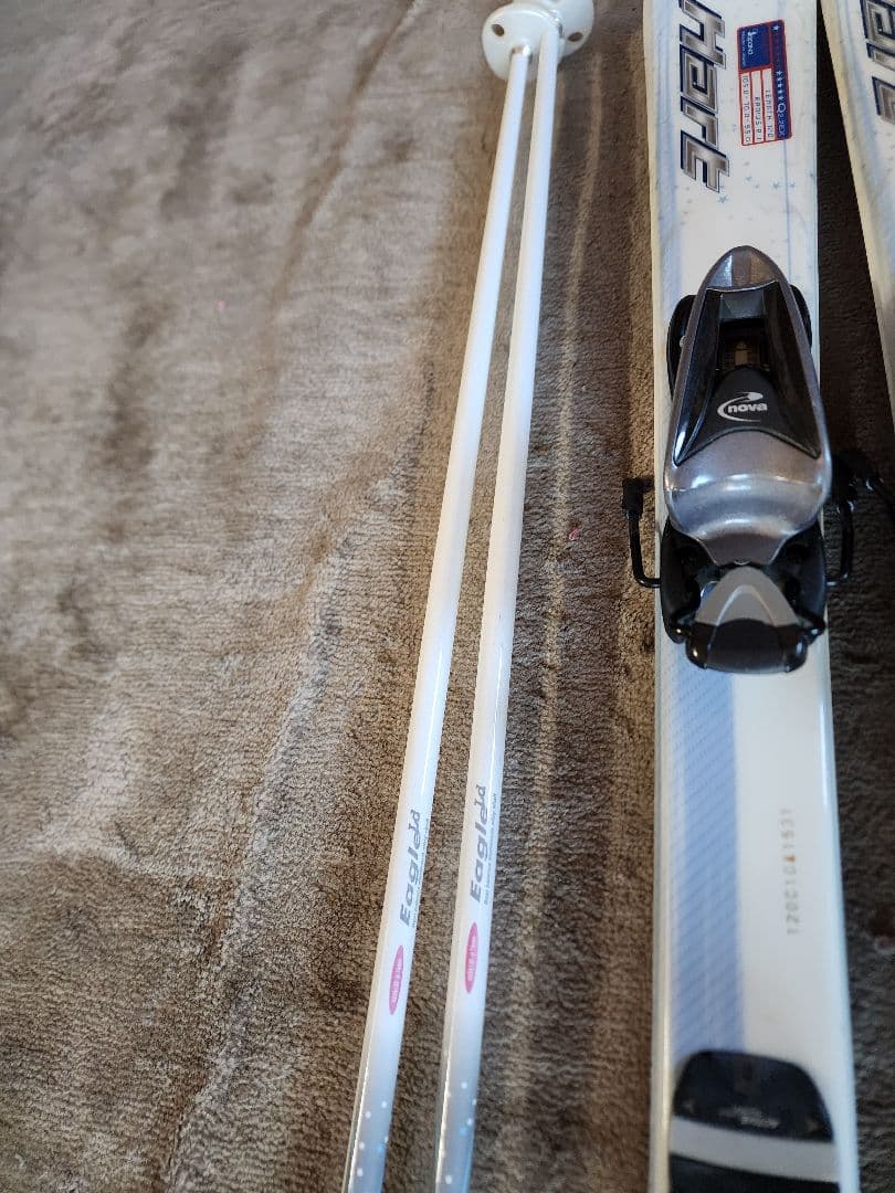 Hartレディースカービンクスキーセット☆ブーツ23.5☆ストック付き