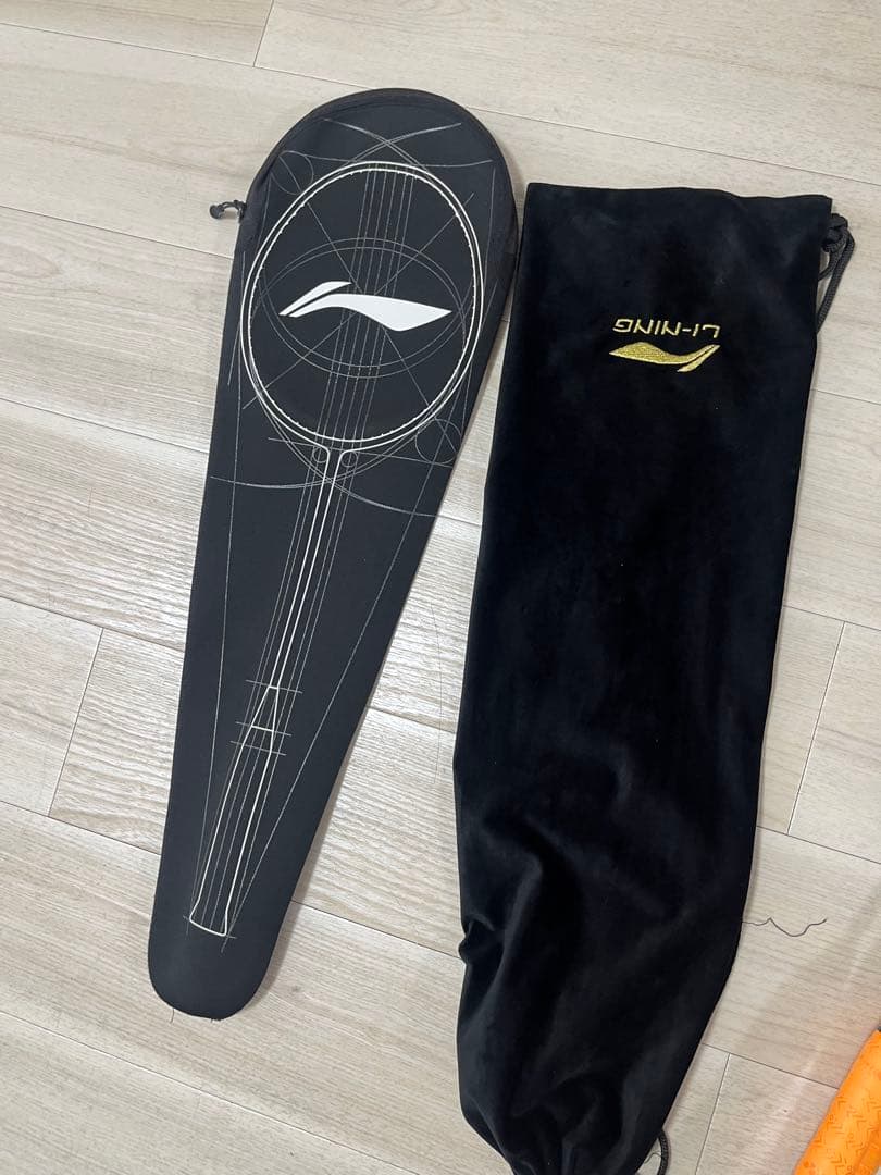 未使用！渡辺勇大使用モデル！LI-NING 9000C等バトミントンラケット２点