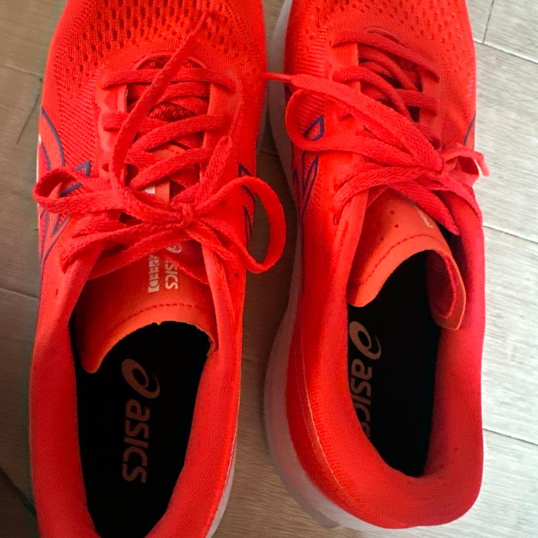 ASICS FFBlast+ オレンジ ランニングシューズ28cm