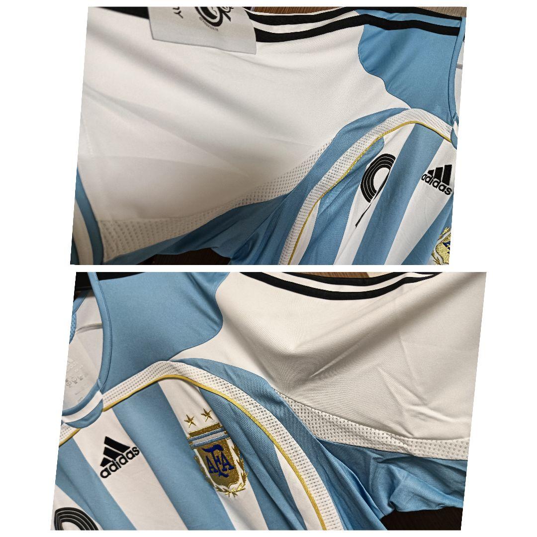 アディダス アルゼンチン代表 クレスポ ユニフォーム 06/07ホーム タグ付き