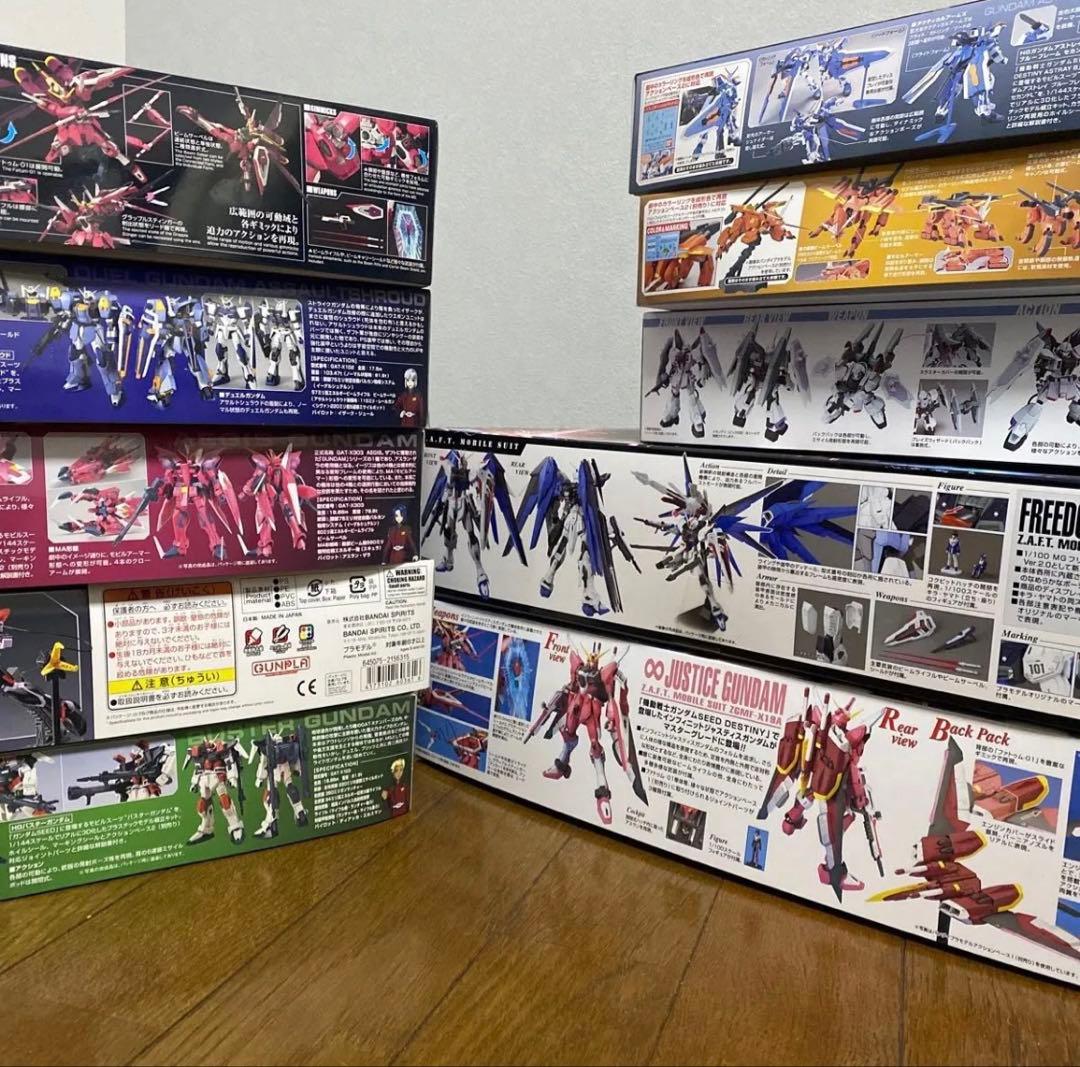 SEED/DESTINY MG/HG ガンプラ 10点まとめ売り ジャスティス