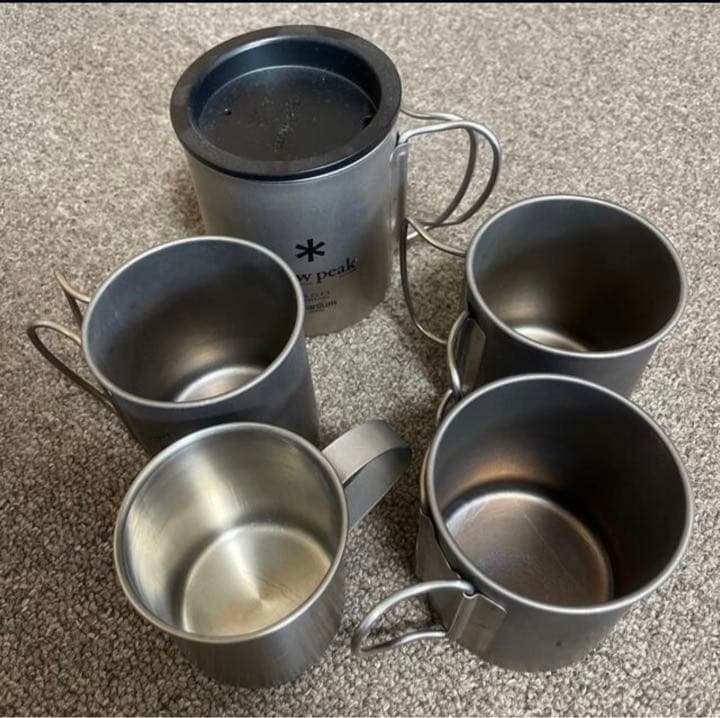 スノーピーク   チタンシングルマグ  チタンシングルマグ  セット