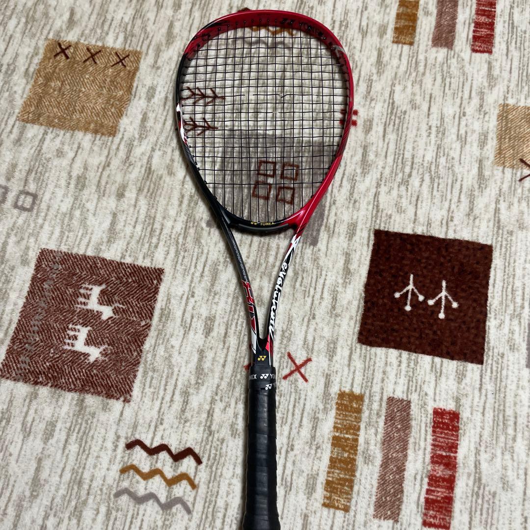 YONEX ナノフォース8Vレブ フレイムレッド UL1 美品 廃盤カラー
