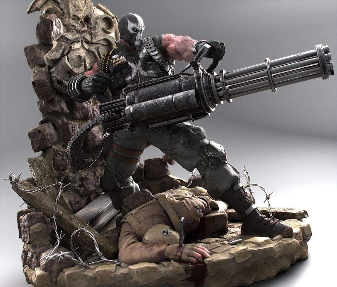 レア新品未使用マーベル DCクロスボンーズ 1/4 スケール　超限定商品