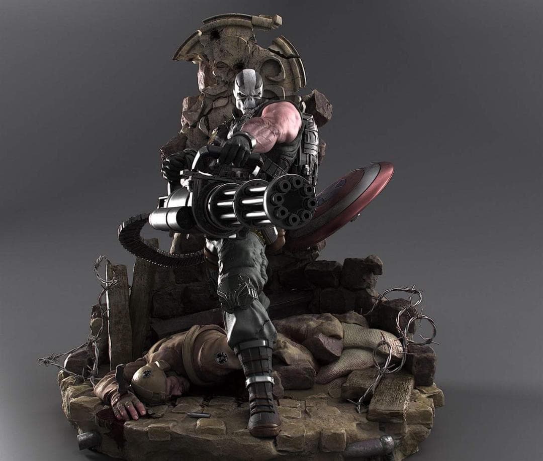 レア新品未使用マーベル DCクロスボンーズ 1/4 スケール　超限定商品