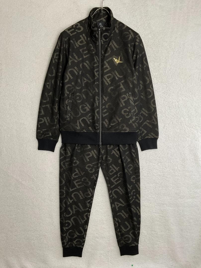 【未使用品】1PIU1UGUALE3　GOLF ダイアゴナルロゴセットアップ 4