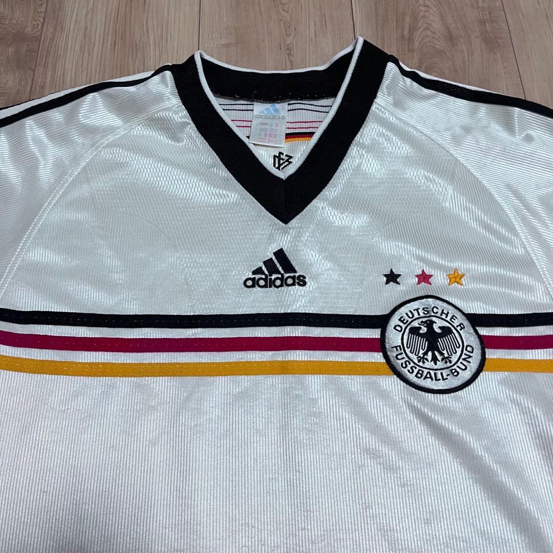 adidas 1998年　サッカー W杯 ドイツ 代表 ユニフォーム