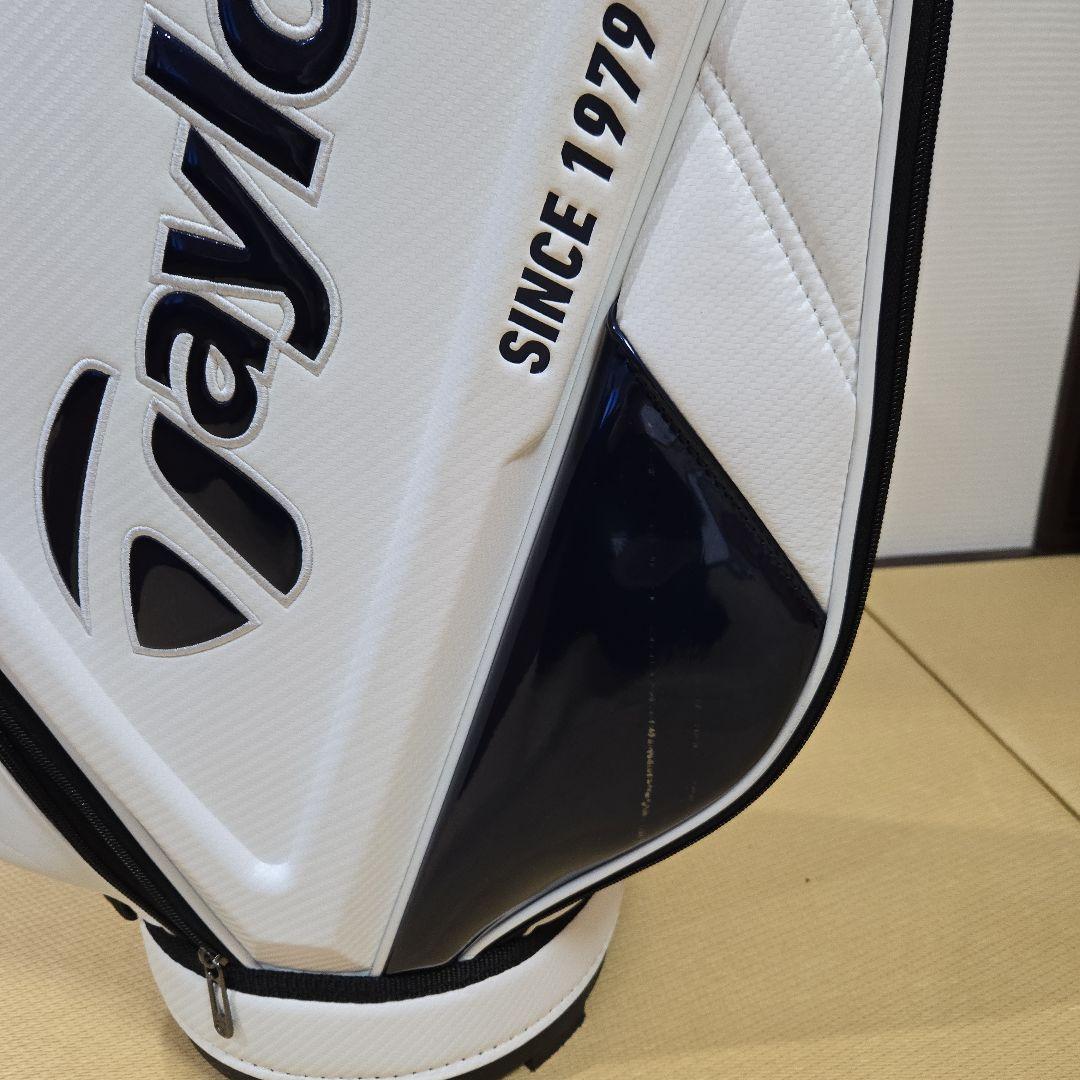 TaylorMade ゴルフキャディバッグ ホワイト/ネイビー/レッド　美品
