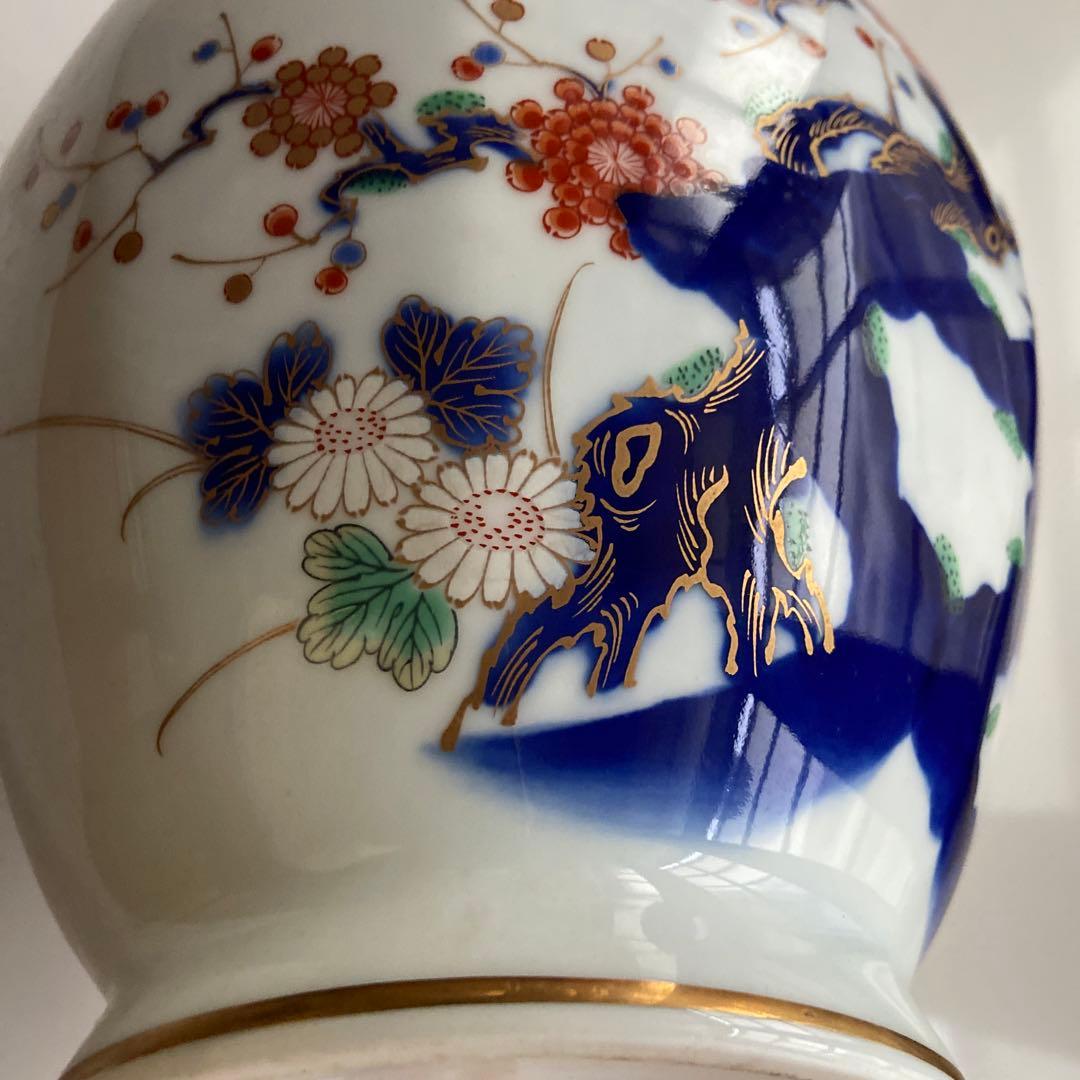 蔵出し！昭和レトロ・アンティーク【　宮内庁御用達　深川製磁　面取12花生　】
