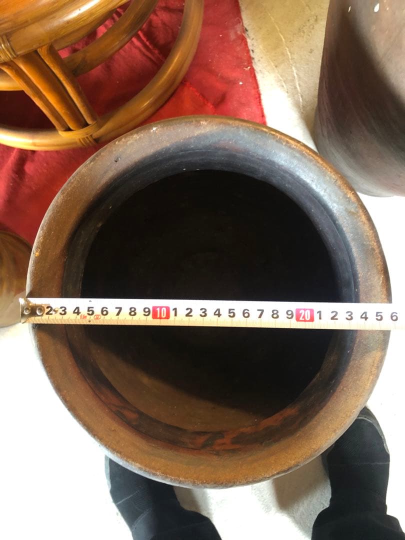 骨董　壷　水甕　広口壷