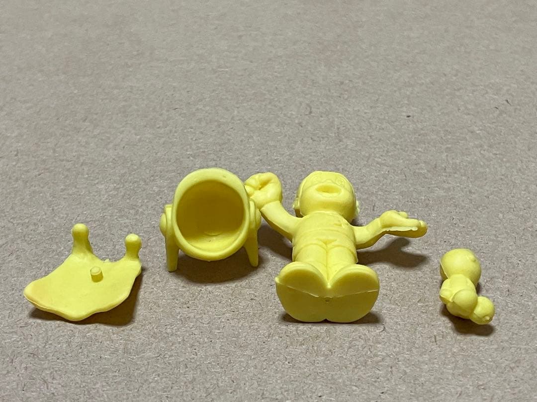 パーマン1号　脱着　消しゴム　黄色　パーマン