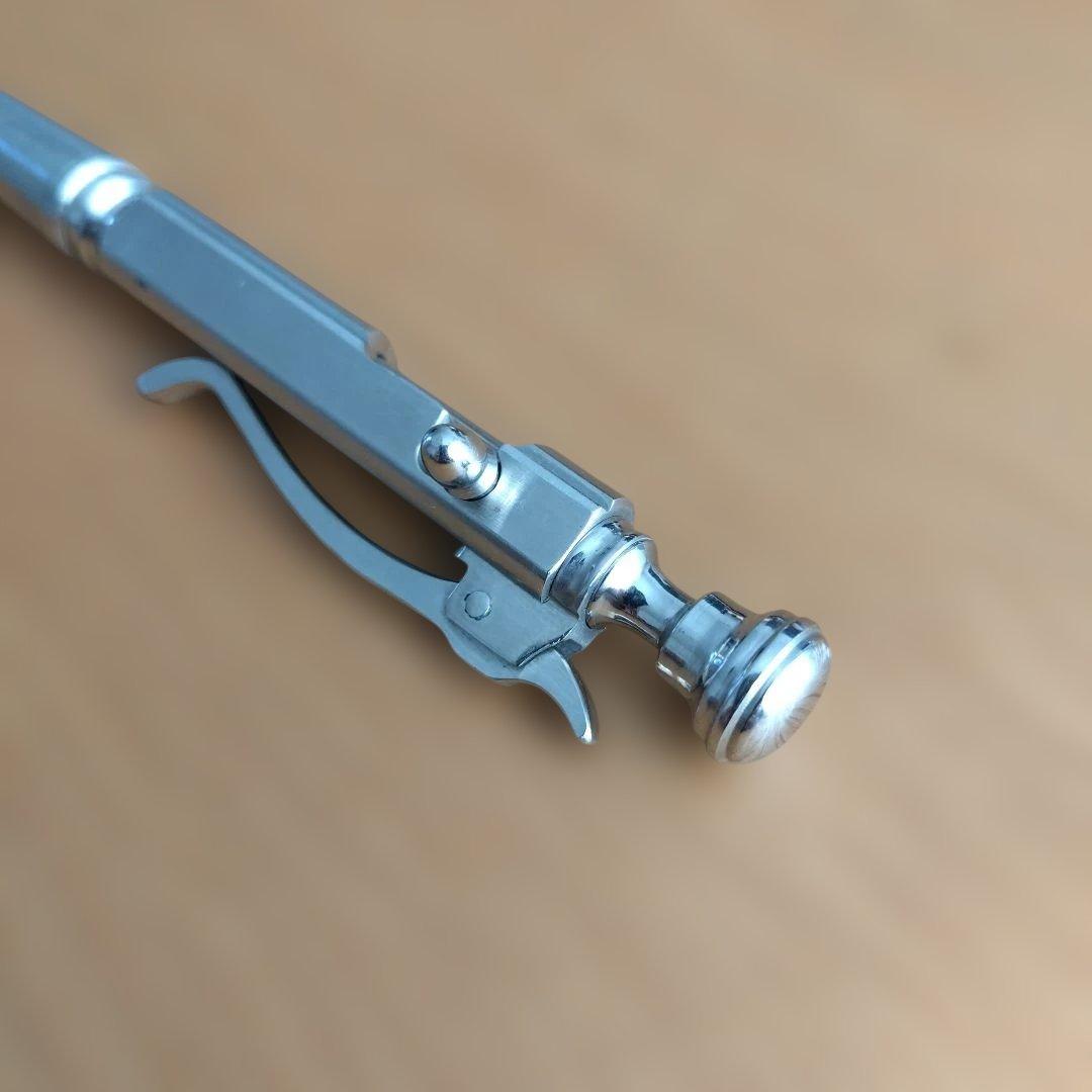 中山英俊　ボールペン　ステンレス　ボルトアクション　削り出し　ジェットストリーム