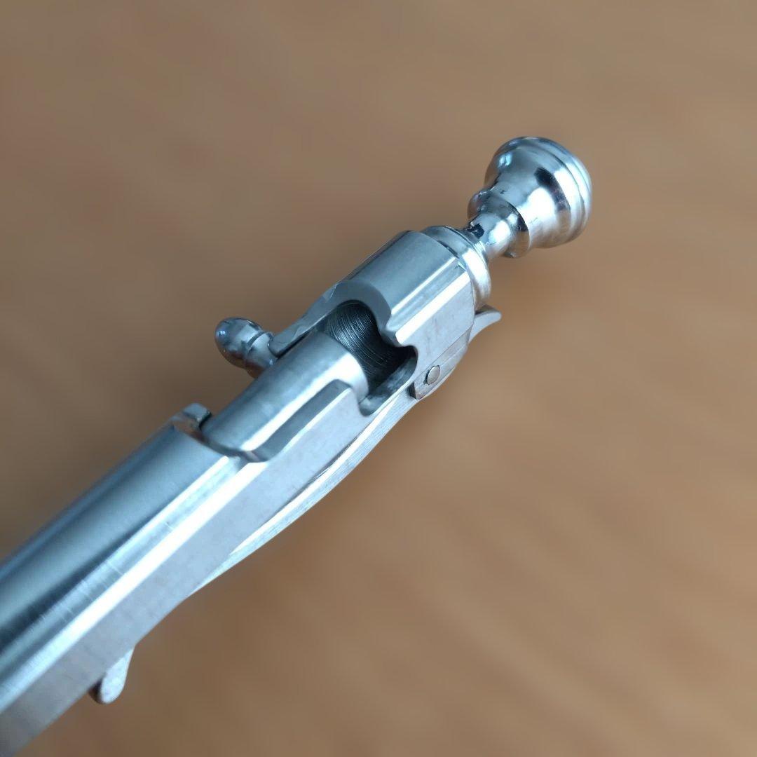 中山英俊　ボールペン　ステンレス　ボルトアクション　削り出し　ジェットストリーム