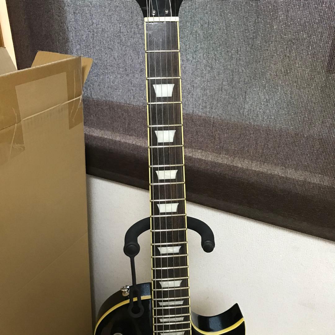 レスポールタイプ エレキギター ブラック P-90搭載 そこそこ美中古ギター