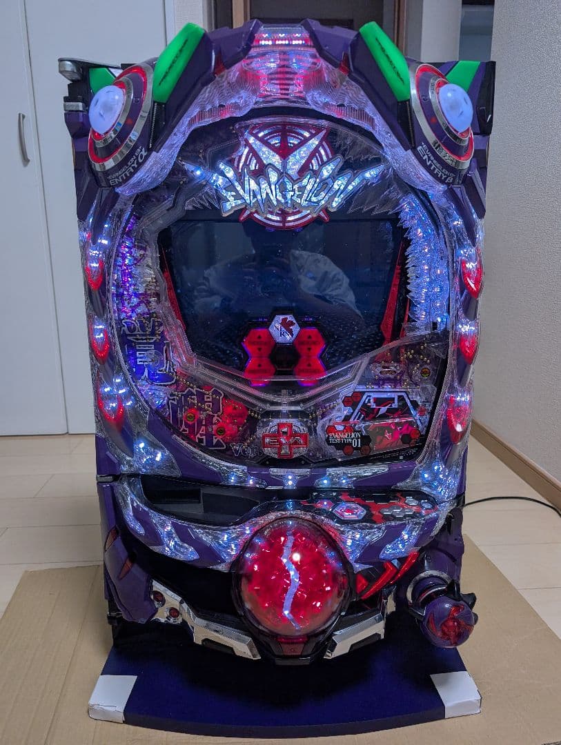 【PCデータカウンター有】パチンコ CRエヴァンゲリオン9W 1/390 非循環