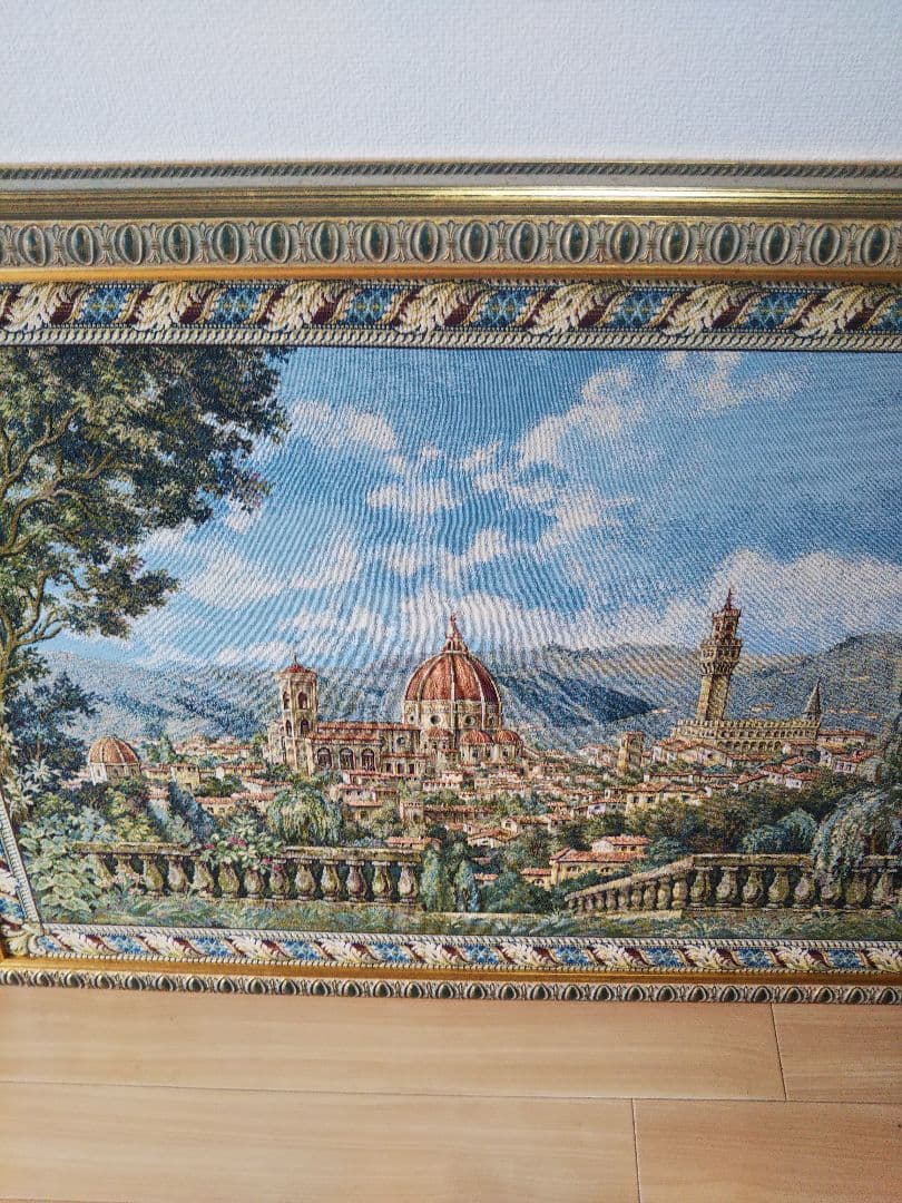 イタリア製  ゴブラン織り 絵画 美術品