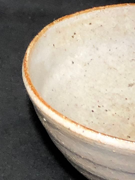 【茶道具】唐津井戸茶碗 曹源窯坂本喜昭作 梅花皮 唐津焼 抹茶碗 茶碗A311